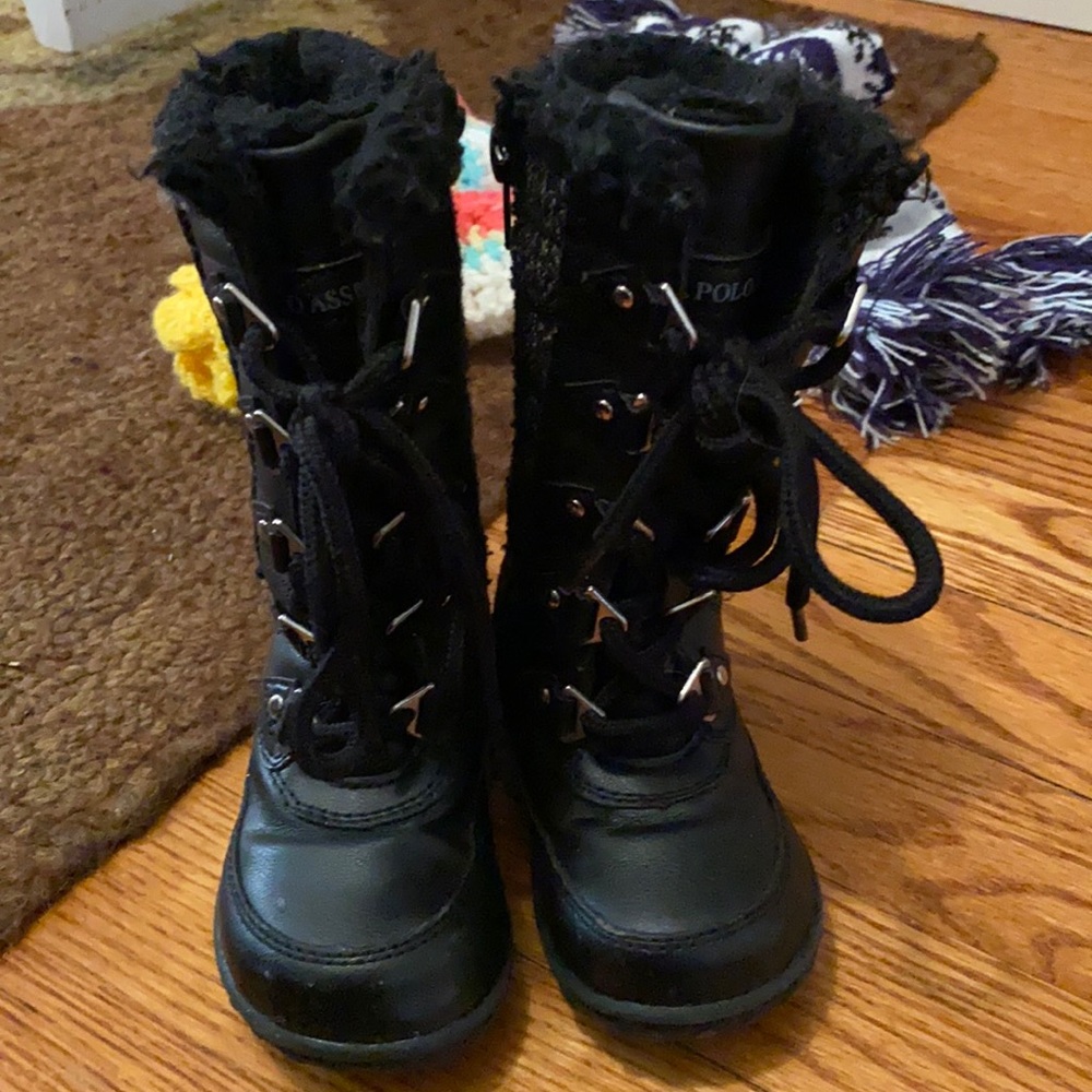 Polo winter knee high boots